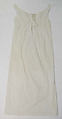 Dress, silk, probably French