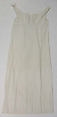 Dress, silk, probably French