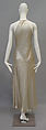 Evening dress, House of Vionnet (French, active 1912–14; 1918–39), silk, metal, French
