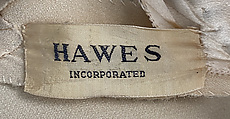 "Diamond Horseshoe", Hawes Incorporated (American, 1928–40; 1947–48), silk, metal, American