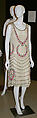 Evening dress, cotton, French