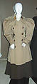 Coat, White, Howard &amp; Company (American), wool, silk, American