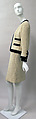 Suit, House of Chanel (French, founded 1910), wool, silk, metal, French