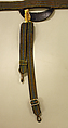 Military belt, Ridabock &amp; Company, Leather, silk, metallic, American