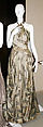 Evening dress, Charles James (American, born Great Britain, 1906–1978), silk, metal, American