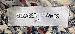 Dress, Hawes Incorporated (American, 1928–40; 1947–48), Cotton, American