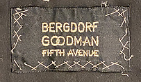 Suit, Bergdorf Goodman (American, founded 1899), Wool, fur, American