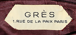 Evening caftan, Madame Grès (Germaine Émilie Krebs) (French, Paris 1903–1993 Var region), Silk, French