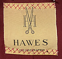 Ensemble, Hawes Incorporated (American, 1928–40; 1947–48), Silk, leather, American