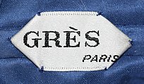 Evening ensemble, Madame Grès (Germaine Émilie Krebs) (French, Paris 1903–1993 Var region), Silk, French