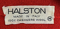 Dress, Halston (American, Des Moines, Iowa 1932–1990 San Francisco, California), Wool, American