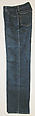 Jeans, Calvin Klein, Inc. (American, founded 1968), cotton, American