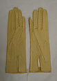 Gloves, Hermès (French, founded 1837), leather, French