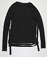 Ensemble, Helmut Lang (Austrian, born 1956), (a) wool; (b) synthetic; (c, d) leather, metal, Austrian