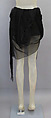 Ensemble, Helmut Lang (Austrian, born 1956), (a) silk, synthetic; (b) silk, cotton; (c, d) patent leather, synthetic, Austrian
