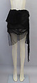 Ensemble, Helmut Lang (Austrian, born 1956), (a) silk, synthetic; (b) silk, cotton; (c, d) patent leather, synthetic, Austrian