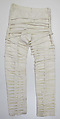 Ensemble, Helmut Lang (Austrian, born 1956), (a) synthetic; (b) cotton, synthetic; (c, e, f) leather, metal (d) synthetic, Austrian