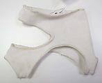 Ensemble, Helmut Lang (Austrian, born 1956), (a) synthetic; (b) cotton, synthetic; (c, e, f) leather, metal (d) synthetic, Austrian