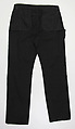 Ensemble, Helmut Lang (Austrian, born 1956), (a) cotton, synthetic; (b, c) cotton; (d, e) cotton, synthetic, rubber, Austrian