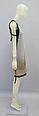 Ensemble, Helmut Lang (Austrian, born 1956), (a) silk, silk/synthetic; (b) cotton; (c, d) leather, rubber; (e) leather, metal, Austrian