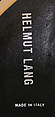 Ensemble, Helmut Lang (Austrian, born 1956), (a) cotton, synthetic; (b) cotton; (c) cotton, silver metal, synthetic; (d, e) leather, synthetic; (f) leather, sterling silver, Austrian