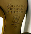 Pumps, Maison Margiela (French, founded 1988), leather, French