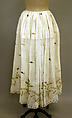 Skirt, linen, British