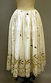 Skirt, linen, British