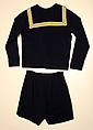 Sailor suit, wool, probably American