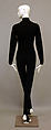 Cat suit, Donna Karan New York (American, founded 1985), wool/synthetic, American