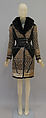 Coat, House of Balenciaga (French, founded 1937), leather, fur (mink), cotton/synthetic, French