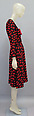 Dress, Yves Saint Laurent (French, founded 1961), rayon, polyester, plastic (vinyl), French
