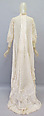 Dressing gown, cotton, American or European