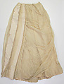 Evening dress, Catherine Donovan (American (born Ireland), 1826 (?)–1906), silk, cotton, American