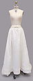 Petticoat, cotton, American or European