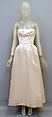 Ensemble, House of Balenciaga (French, founded 1937), silk, metal, synthetic, glass, Spanish