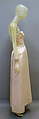 Ensemble, House of Balenciaga (French, founded 1937), silk, metal, synthetic, glass, Spanish