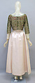 Ensemble, House of Balenciaga (French, founded 1937), silk, metal, synthetic, glass, Spanish