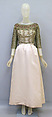 Ensemble, House of Balenciaga (French, founded 1937), silk, metal, synthetic, glass, Spanish