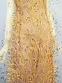 Ensemble, House of Balenciaga (French, founded 1937), silk, feathers, Spanish