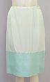 Ensemble, House of Balenciaga (French, founded 1937), Linen, silk, Spanish