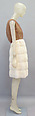 Ensemble, House of Balenciaga (French, founded 1937), mink, silk, French