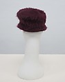 Pillbox hat, House of Balenciaga (French, founded 1937), wool, silk, cotton, French