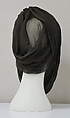 Hat, House of Balenciaga (French, founded 1937), silk, synthetic, French