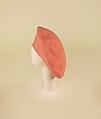 Beret, House of Dior (French, founded 1946), wool, French