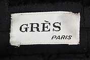 Dress, Madame Grès (Germaine Émilie Krebs) (French, Paris 1903–1993 Var region), silk, metal, French