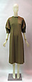 Dress, Madame Grès (Germaine Émilie Krebs) (French, Paris 1903–1993 Var region), wool, French