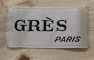 Dress, Madame Grès (Germaine Émilie Krebs) (French, Paris 1903–1993 Var region), silk, metal, French