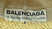 Hat, House of Balenciaga (French, founded 1937), straw, silk, French