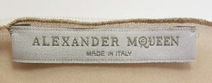 Ensemble, Alexander McQueen (British, founded 1992), silk, synthetic, British